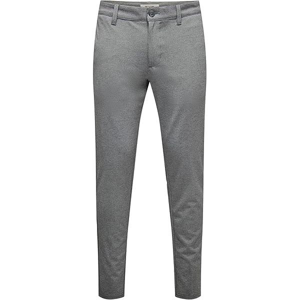 JACK & JONES heren Broek Jjimarco Jjconnor Akm 909 Grey Mel Noos