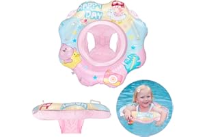 Oziral Koło do pływania dla niemowląt, pogrubione, nadmuchiwane koło do pływania, pomoc w pływaniu dla dzieci od 6 miesięcy do 3 lat, pomoc w pływaniu dla dzieci, zabawka do pływania, pływanie