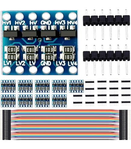 iHaospace 5 stuks 4 kanalen IIC I2C Logische Niveau Converter Bi-Directionele Module 5 V naar 3,3 V voor Arduino Level Shifter iHaospace 5 stuks 4 kanalen IIC I2C Logische Niveau Converter Bi-Directionele Module 5 V naar 3,3 V voor Arduino Level Shifter