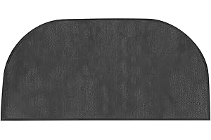 GIMOCOOL Funkenschutzplatte Für Kaminofen, Kaminbodenplatte, Teppich Feuerstelle Decke Schutz Für Ofen Kamin Grill Feuerfeste Matte Flammschutzmatte Bodenschutz Funkenschutz, Ca. 50 x 100 cm