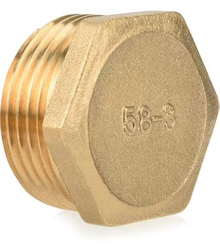 4 Stück Blindstopfen M12-1.5x10mm Edelstahl - Rohrverschlüsse Mit Innensechskant