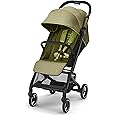 CYBEX Gold Beezy Pram, From Birth To Approx. 4 Years (Max. 22 kg), Compact And Ergonomical, Nature Green
