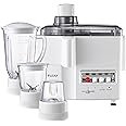 FLEXY® 650W 4-in-1 Food Processor Juicer Blender |1.8L Jar, 500ml Jar | 100g Dry Mill | Dual Speed & Pulse Function | Circuit Breaker Reset