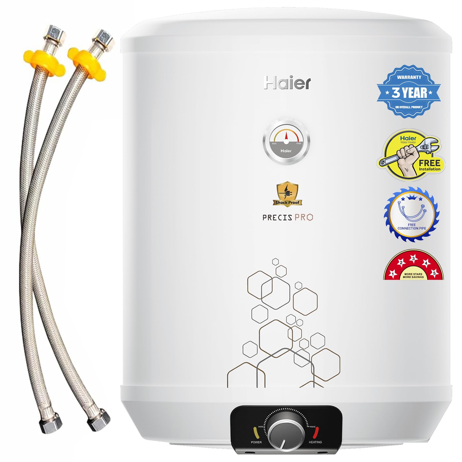 Haier Precis Pro 10L Water Heater: Free Installation & 7Yr Warranty