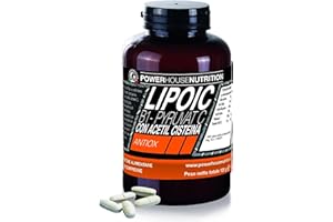 POWER HOUSE NUTRITION Acido Alfa Lipoico 600mg con Piruvato, NAC, Vitamina C e B1 - Powerhouse Nutrition - Energia Pulita, Massa Magra e Supporto Metabolico, 120 Compresse Made in Italy