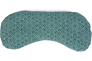 Bodhi Coussin pour les yeux doux en coton - Garnissage en graines de lin bio et lavande bio - Végétalien - Masque pour les yeux pour le yoga, la détente et la méditation - Disponible en plusieurs
