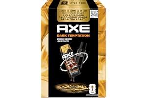 Axe Coffret Homme - Dark Temptation - 1x Déodorant 200ml & 1x Eau de Toilette 100ml