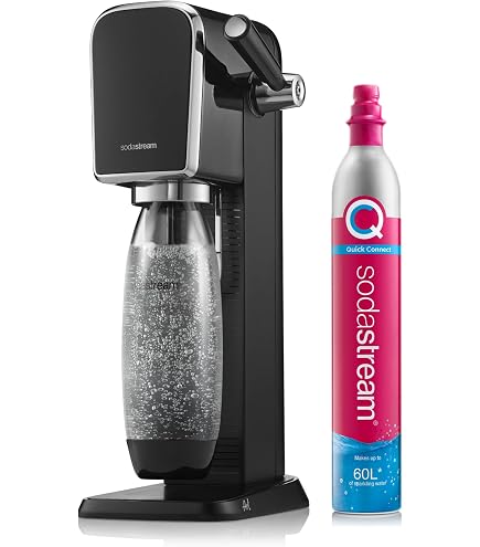 Sodafall Distributeur De Soda Fizz Saver Compatible Sodastream - Noir