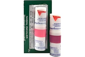 通用 Paquete De 5 Inhaladores Nasales De Menta Tailandesa Para Aliviar La Congestión Nasal Y La Rinitis Fáciles De Usar Bastoncillos