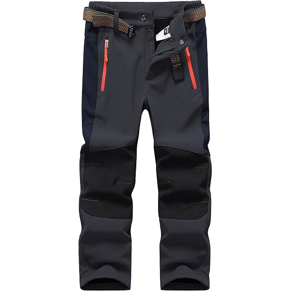 Pantalon Ski Enfant DAFENP - Imperméable Et Chaud Pour Randonnée Hiver, Garçons Et Filles