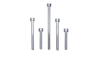 IDT TRADE Viti a testa cilindrica con esagono incassato M2 x 20, 100 pezzi, DIN 912 A2, in acciaio inox