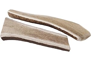 ARTISAN GIFT CO Naturally Shed 100% Natural Premium Split Deer Antler Chew for Dogs - Pack weight 242 gr+ (XL - Pack of 2)