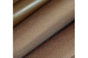 XINFULLWOL Tela Oxford impermeable de alta elasticidad 600D, cubierta interior y exterior, 600 g, marrón, 200 x 150 cm