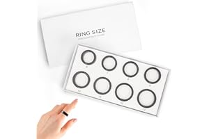GULEMFY Smart Ring Sizing Kit, Ring Sizer First Before You Buy, Choose from 8 Sizes, Sizes 6 to 13, Ring Sizer Measuring Tool for Women Men, Ring Sizing Kit for Gift