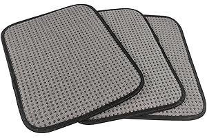 Laroal 3 piezas de toalla de bolos, toalla de limpieza de bolos, almohadilla de gamuza antideslizante para limpiar la suciedad, aceite para una mayor precisión gris