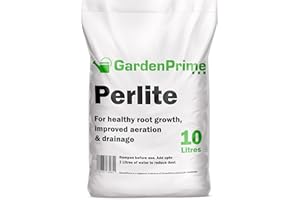GardenPrime Perlite Potting Mix, 10 Litres, Improves Compost Soil for healthy root growth, better aeration and drainage - (10L)