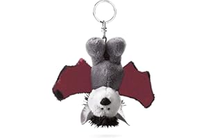 NICI- Porte-clés Chauve-Souris Sir Simon 10 cm, 47866, Noir