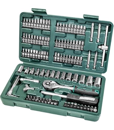Buy Yato YT-38791 108Pcs 1/4i & 1/2 Inch Socket Set Online At Best - View #2