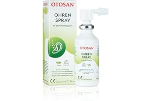 OTOSAN Ohrenspray 50 ml natürliche und wirksame Ohrenhygiene auf Salzwasser-Basis | Medizinprodukt zur Reinigung der Ohren