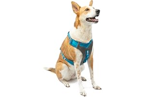 Kurgo Journey Uprząż powietrzna, uprząż dla psa do biegania i chodzenia, lekka, oddychająca, bardzo duża, niebieska