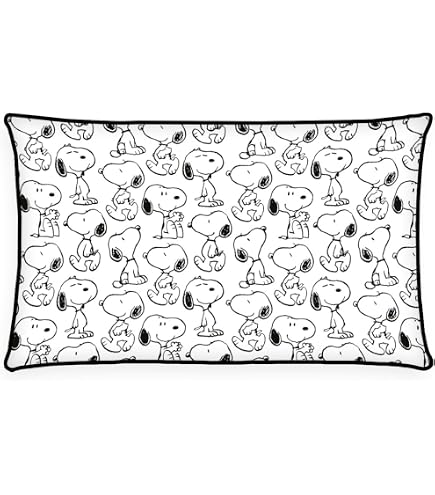 Snoopy Kissen – 40x40 Cm, Dekokissen Mit Peanuts-Motiv, Aus 100% Polyester