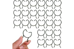 DOETYD 100 Pcs Plant Clips for Climbing Plants, Reusable Plant Support Clips Garden Clips for Fixing Tomatoes,Cucumbers,Stem Vine Plants Securing(Green)