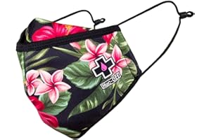 MUC OFF Muc-Off Aloha Face Mask, Small - Reusable Face Mask with Filter, Washable Face Covering - Adjustable Cotton Mask for Men and Women