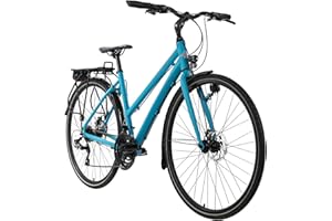 ‎KS CYCLING KS Cycling Trekkingrad Damen 28'' Antero blau Aluminiumrahmen Adore