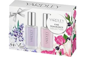 Yardley London Modern Classic Florals Mini Fragrance Collection, Showcasing Elegant Floral Scents for a Fresh and Sophisticated Aroma Experience 2x10ml