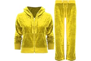 Be Jealous Womens Velour Loungewear Hoodies Velvet Ladies Jogging Hooded 2PCS Tracksuit Set