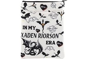 MYSOMY Xaden Riorson Book Sleeve Xaden Shadow Daddy Gift in My Xaden Riorson Era Book Cover Dragon Book Lover Gifts (XADEN RIORSO)