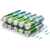 BingoHive Adjustable Wide Fridge Cans Dispenser, Can Holder Fridge | Can Organizer Fridge and Fridge Bottle Organizer for Bee