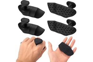HETYYAEKQ 2 par fitnesshandskar grip pads för crosstraining och träning, grepp nackskydd för styrketräning, halkfria gymgrepp