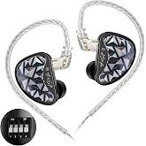 KZ AS24 Pro Kulak İ&ccedil;i Monit&ouml;r Kulaklık, 24BA S&uuml;r&uuml;c&uuml;ler 8 Ayar Anahtarlı Y&uuml;ksek Performanslı IEM, HiFi Bas G&uuml;r&uuml;lt&uuml; Yalıtımı Ku