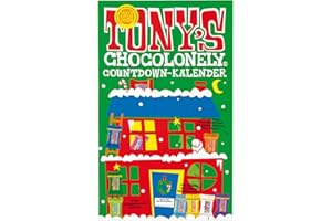 ‎TONY'S CHOCOLONELY Tony's Chocolonely - Schokolade Weihnachten Adventskalender - 24 Tage - 10 Sorten Tiny Tony's - Viel Vorfreude - Weihnachtsgeschenke - Vegetarisch - Belgian Fairtrade Chocolate