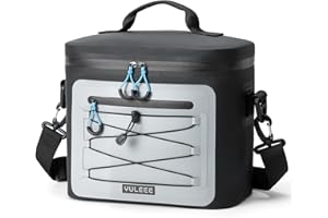 YULEEE 7/15/20L Insulated Cooler Bag - Large Multi-Functional Picnic Lunch Bag for Men & Women,Waterproof Leakproof Perfect for Beach, Family,Travel, Camping, Work,BBQ,and Outdoor Activities