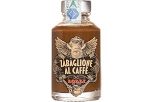 LOLLI Liquore zabaione e caffè, Liquore artigianale, bottiglia limited edition, 100 ml. 17% vol.