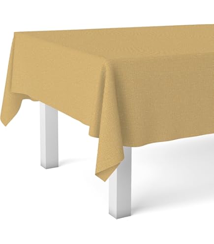 Beautex - Mantel Blanco De Hule Con Lunares De Colores, Liso