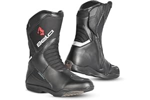 MAXIMO-MOTO Men's Motorcycle Boots, Motorbike Shoes for Men, Motocross Boots with Superior Comfort and Protection, Motorcycle Shoes, Mens Motorbike Boots