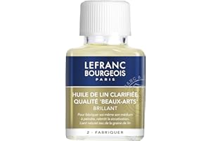 Lefranc Bourgeois Additif - Huile de Lin Clarifiée Flacon 75ml