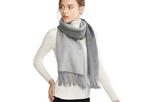 RIIQIICHY Winter Scarf Pashmina Shawl Wrap for Women Long Large Warm Thick Reversible Scarves