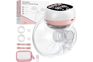 Ukuu Milchpump Tragbare Elektrisch Freihändige Milchpumpe mit längster Akkulaufzeit und LED Anzeige – Mehr Milch in kürzerer Zeit - Einfaches Abpumpen