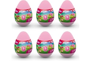 Schleich Bayala - Set med 6 överraskningsleksaker med ägg och bebisplantor för barn från 5 år för att fylla påskkor