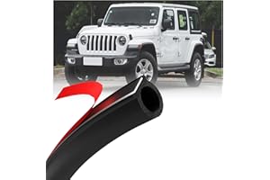YUSHENGTAI Türdichtung Selbstklebend Autotür -10 mm/15 mm Gummidichtung Tür, Schalldämmung und Wasserdicht Allgemeine Fahrzeugmodelllänge-Schwarz (10x10mm-4m)