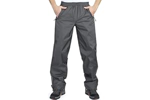33,000ft Pantalon de Pluie Imperméables pour Hommes, Pantalon de randonnée léger d'extérieur Coupe-Vent randonnée Camping Golf