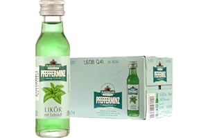 ‎NORDBRAND NORDHAUSEN Nordbrand Pfefferminzlikör Miniatur Packung 24x0,02 l