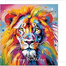 Edition Seidel Premium vierkante verjaardagskaart Kaartjes met envelop. Wenskaart Happy Birthday bilet kaart voor man vrouw kind kleurrijke bloemen vogels (GQ338 SW024