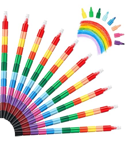 Crayons De Couleur Pour Jeunes Enfants,12 Couleurs De Crayons De Cire