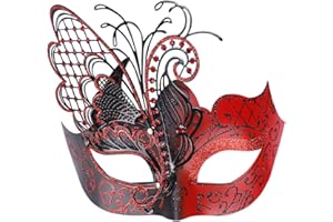 Coddsmz Mysterious Venetian Butterfly Shiny Butterfly Lady Masquerade Halloween Mardi Gras Party Mask