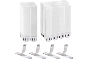 Sinnsally Large Picture Hanging Strips Heavy Duty,Hanging Picture Canvas Hanger No Nails,Photo Frame Stickers for Wall,Damage Free Adhesive Poster Refill Mounting (Large-30Pairs)